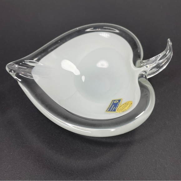 Art Glass Trinket Candy Dish Italy - Picture 3 of 8